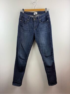 PAIGE Kylie Crop Jeans Dark Wash Mid Rise Skinny Slim Fit Size 26
(Fits 28/29)